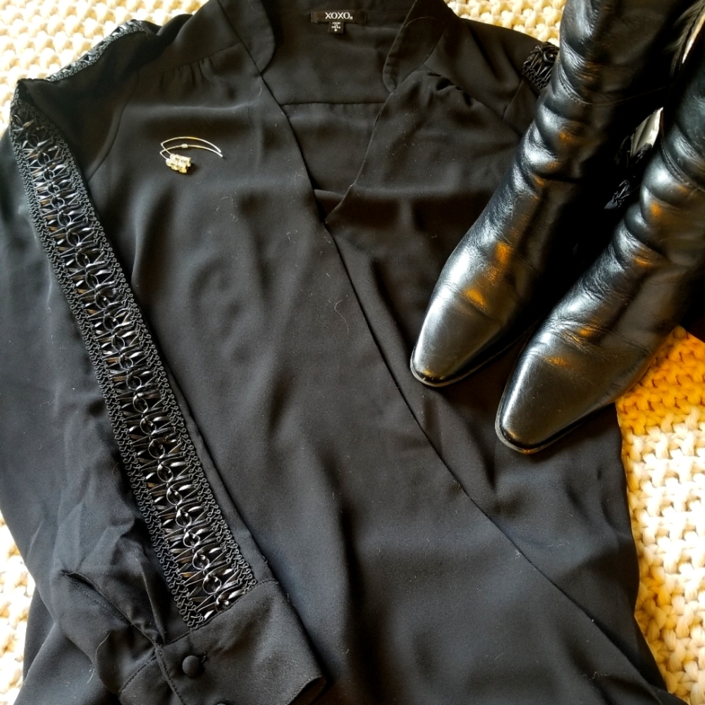 Xoxo black blouse